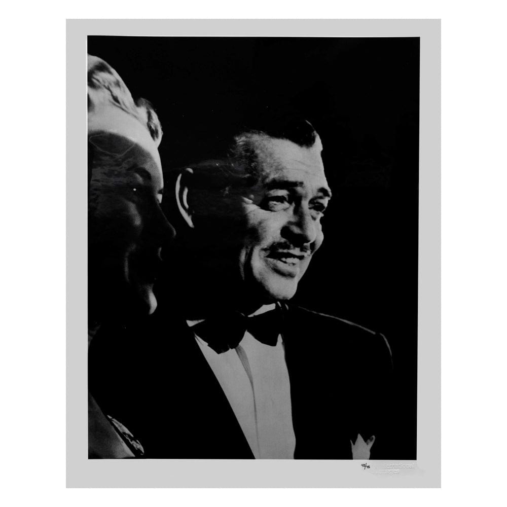 Frank Worth; Clark Gable With Wife At 27th Academy Awards