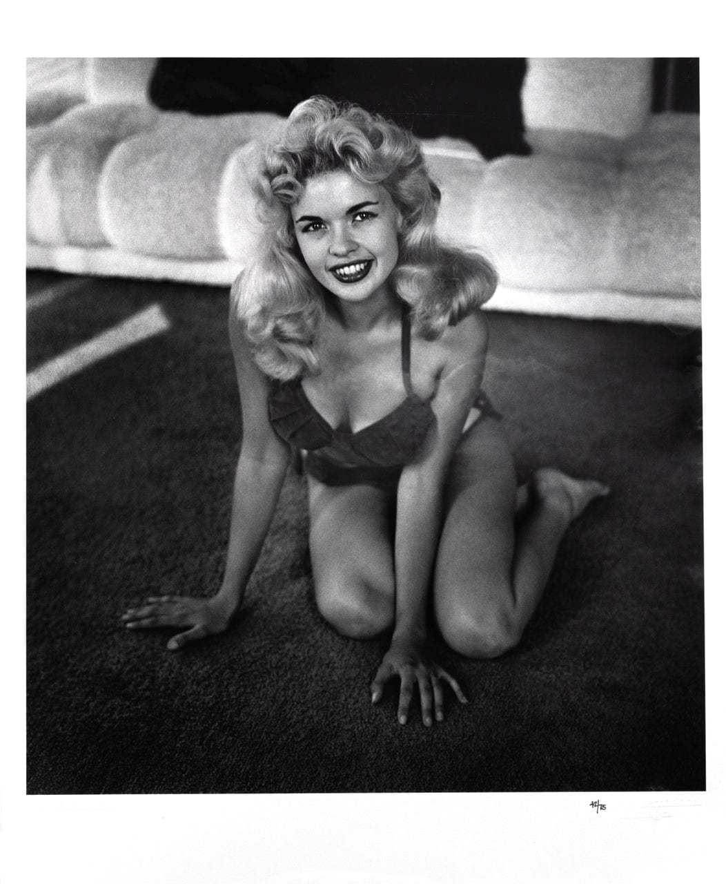 Frank Worth; Jayne Mansfield Sitting Front View