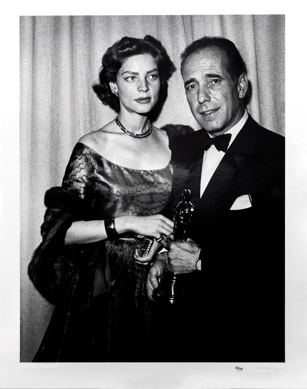 Frank Worth; Humphrey Bogart & Lauren Bacall At The 1952 Academy Awards Front View