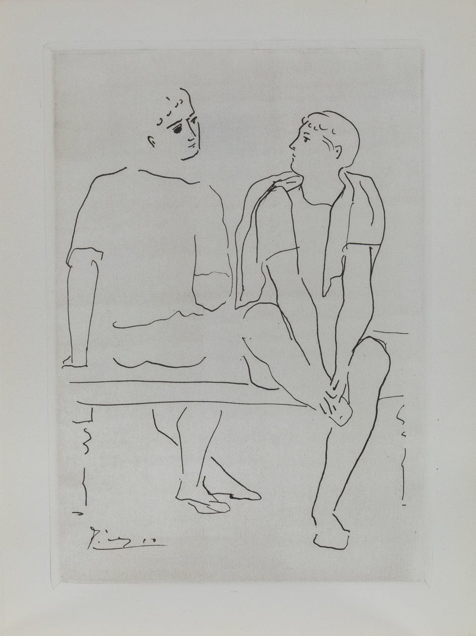 Pablo Picasso; Untitled from "Grace and Movement" 2 Front