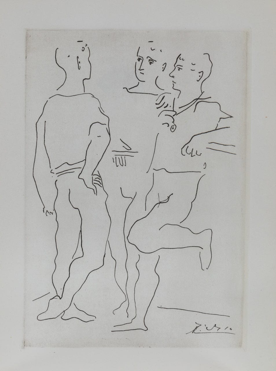 Pablo Picasso; Untitled from "Grace and Movement" 3 Front 