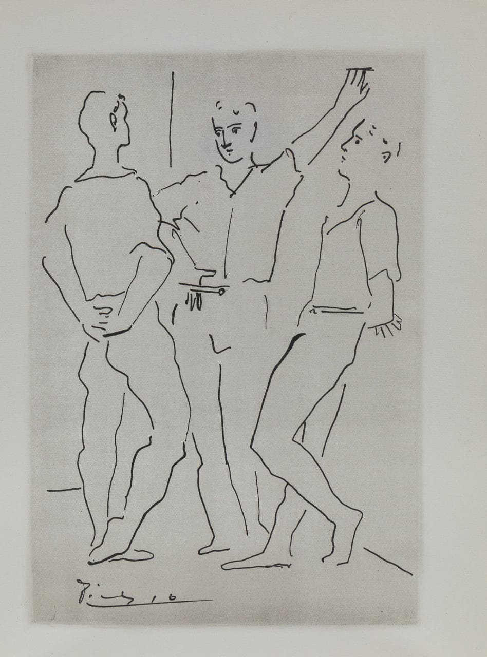 Pablo Picasso; Untitled from "Grace and Movement" 14 Front