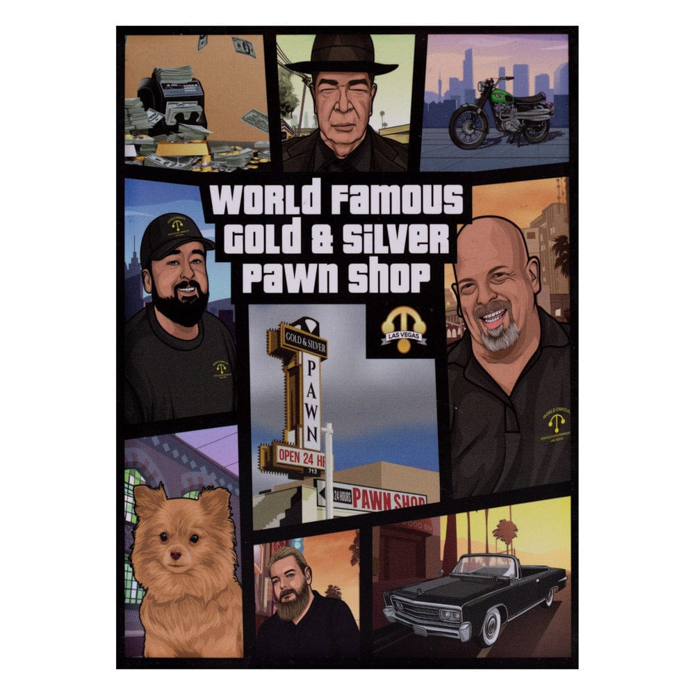 Gold & Silver Pawn Shop Magnets