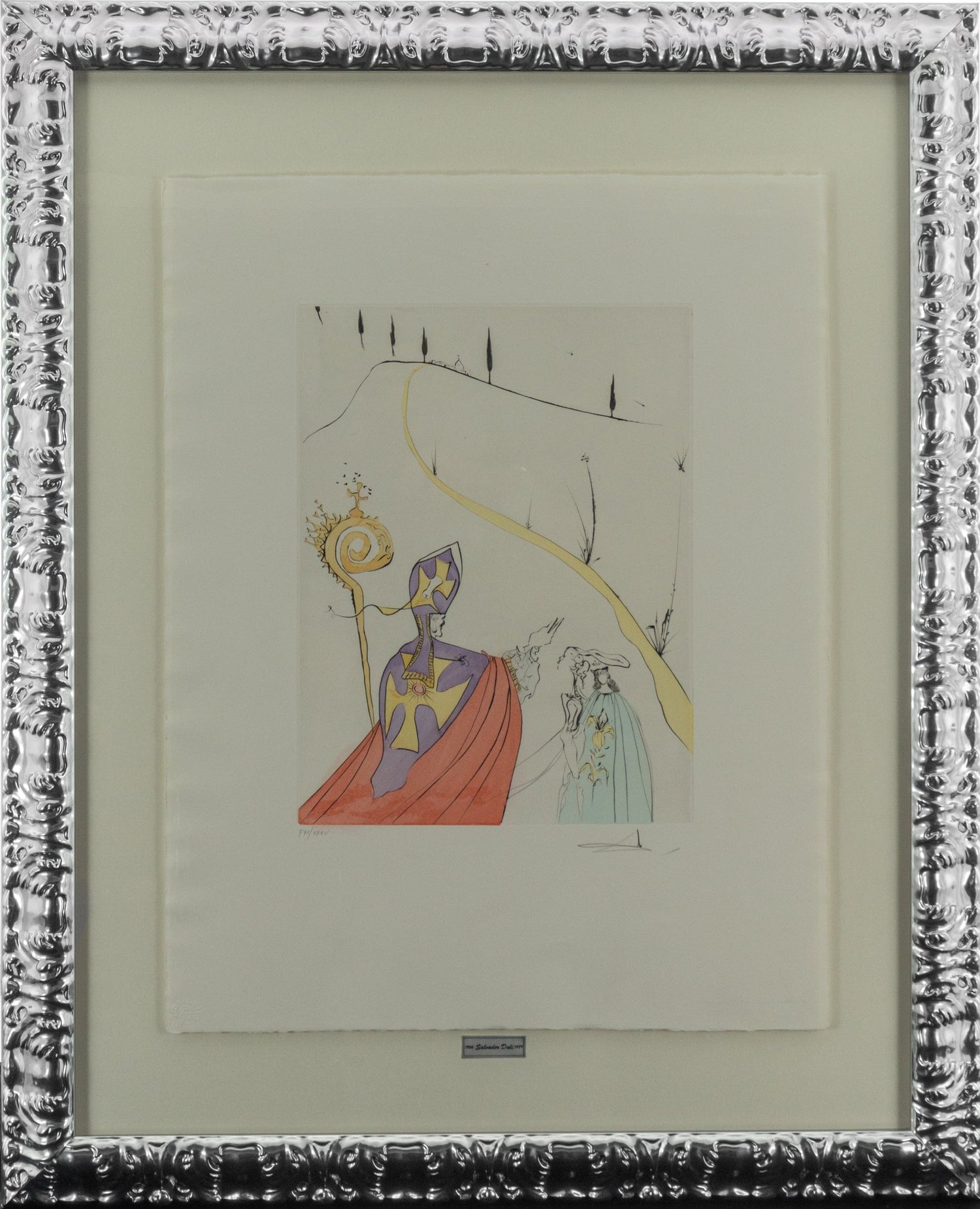 Salvador Dali; The Sacred Love Of Gala Framed