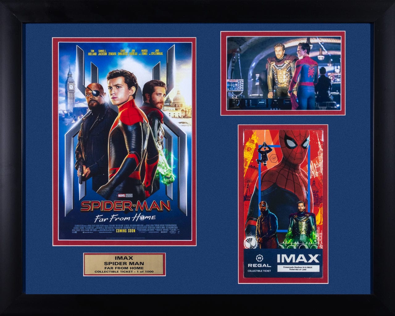Spiderman IMAX Ticket Memorabilia Frame