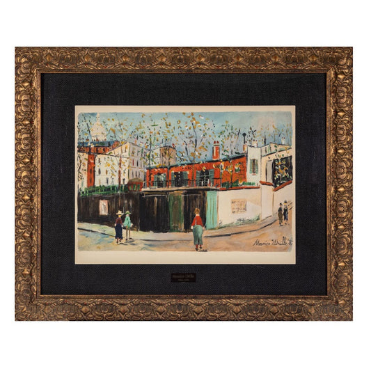 Maurice Utrillo; Montmart Art Gold & Silver Pawn Shop