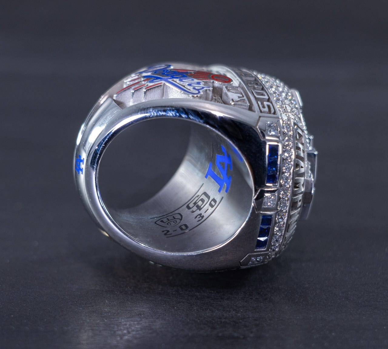 2020 Dodgers Championship Ring Left