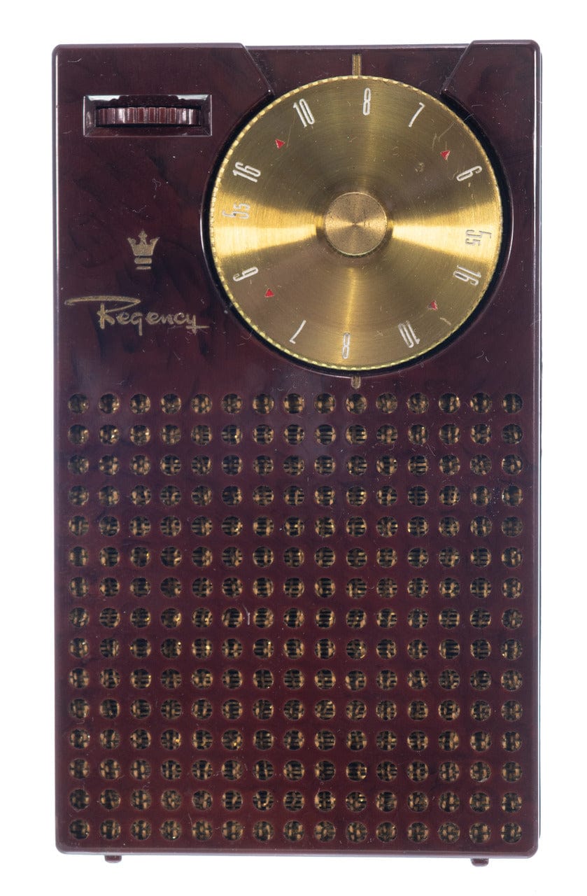 Two Vintage Transistor Radios Brown