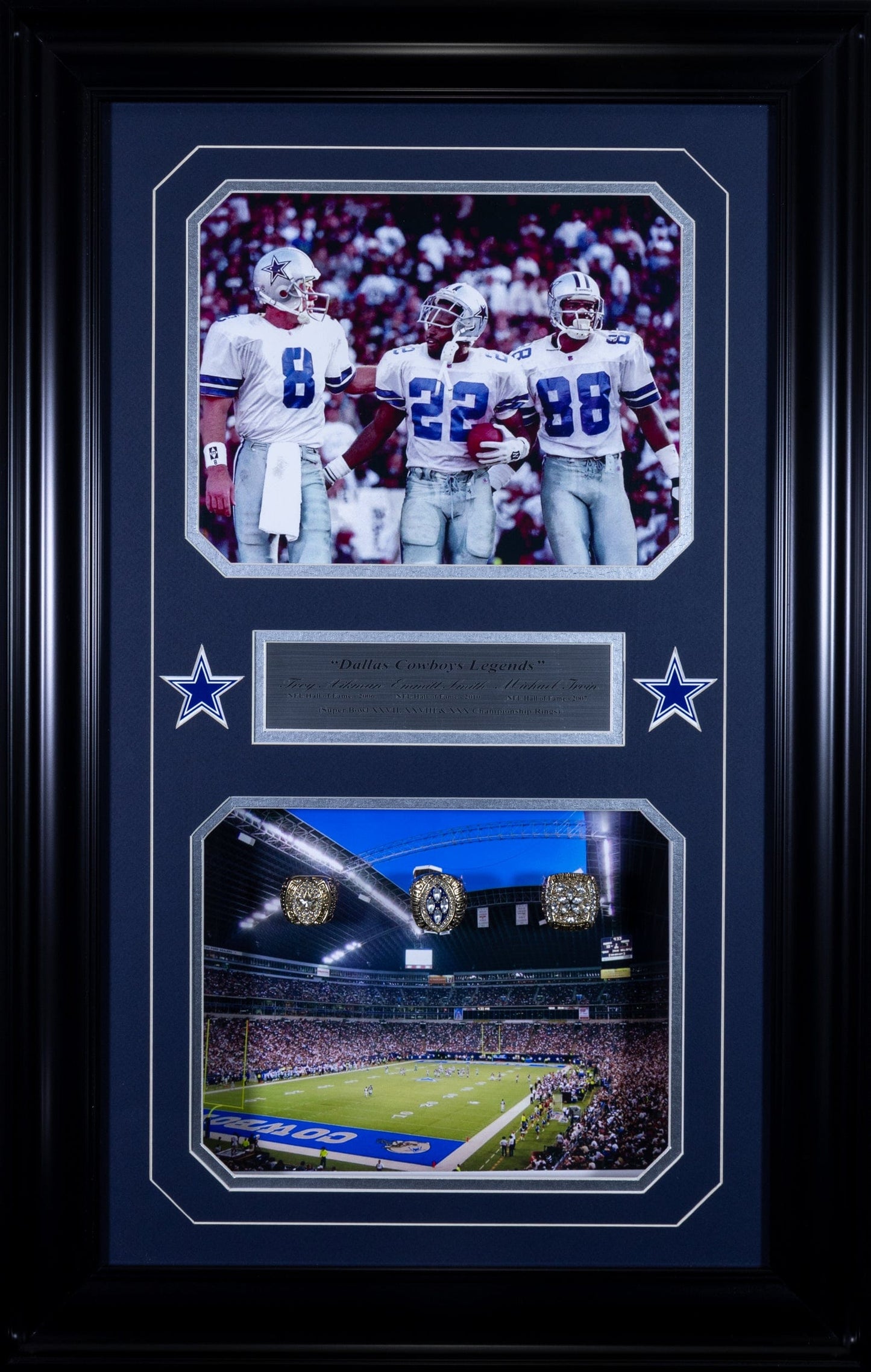 Cowboys 3x Super Bowl Ring Memorabilia High Res