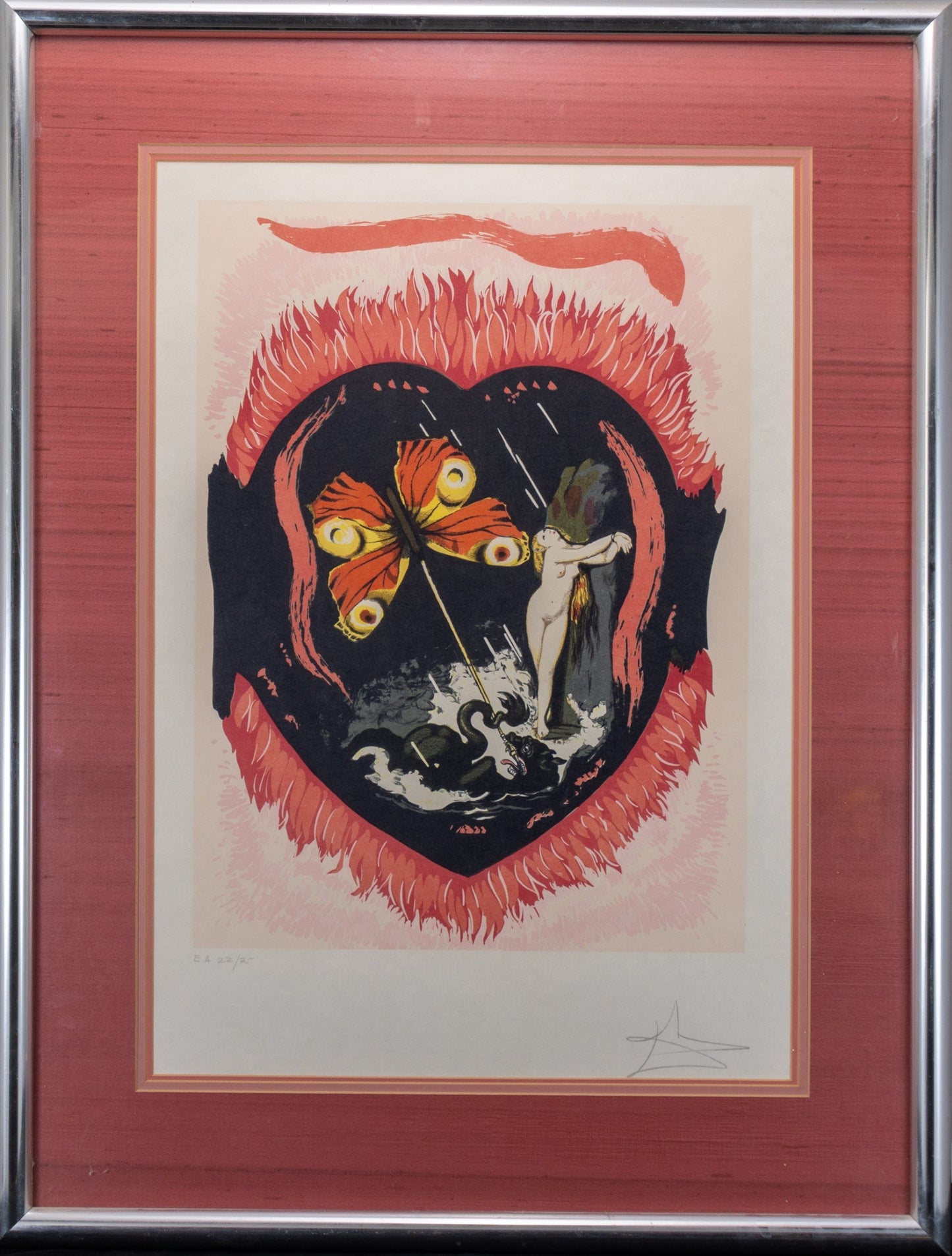 Salvador Dali Artwork "Le Triomphe" from Le Triomphe De L'Amour high res
