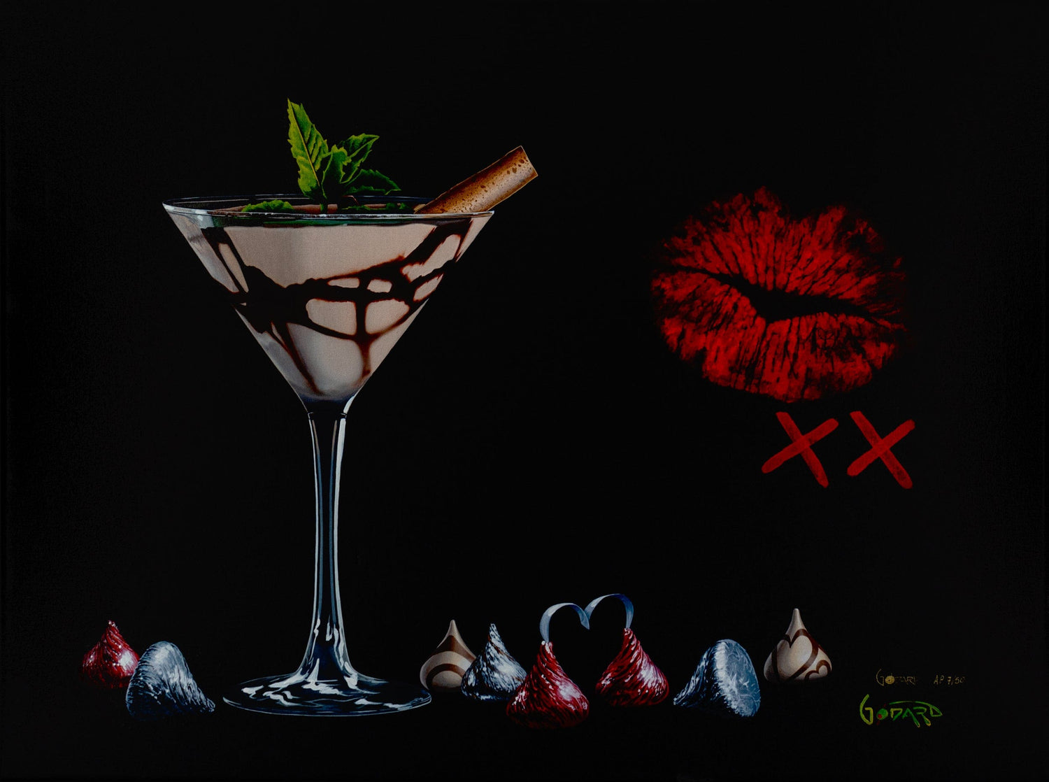 Michael Godard; Chocolate Kisses Numbered