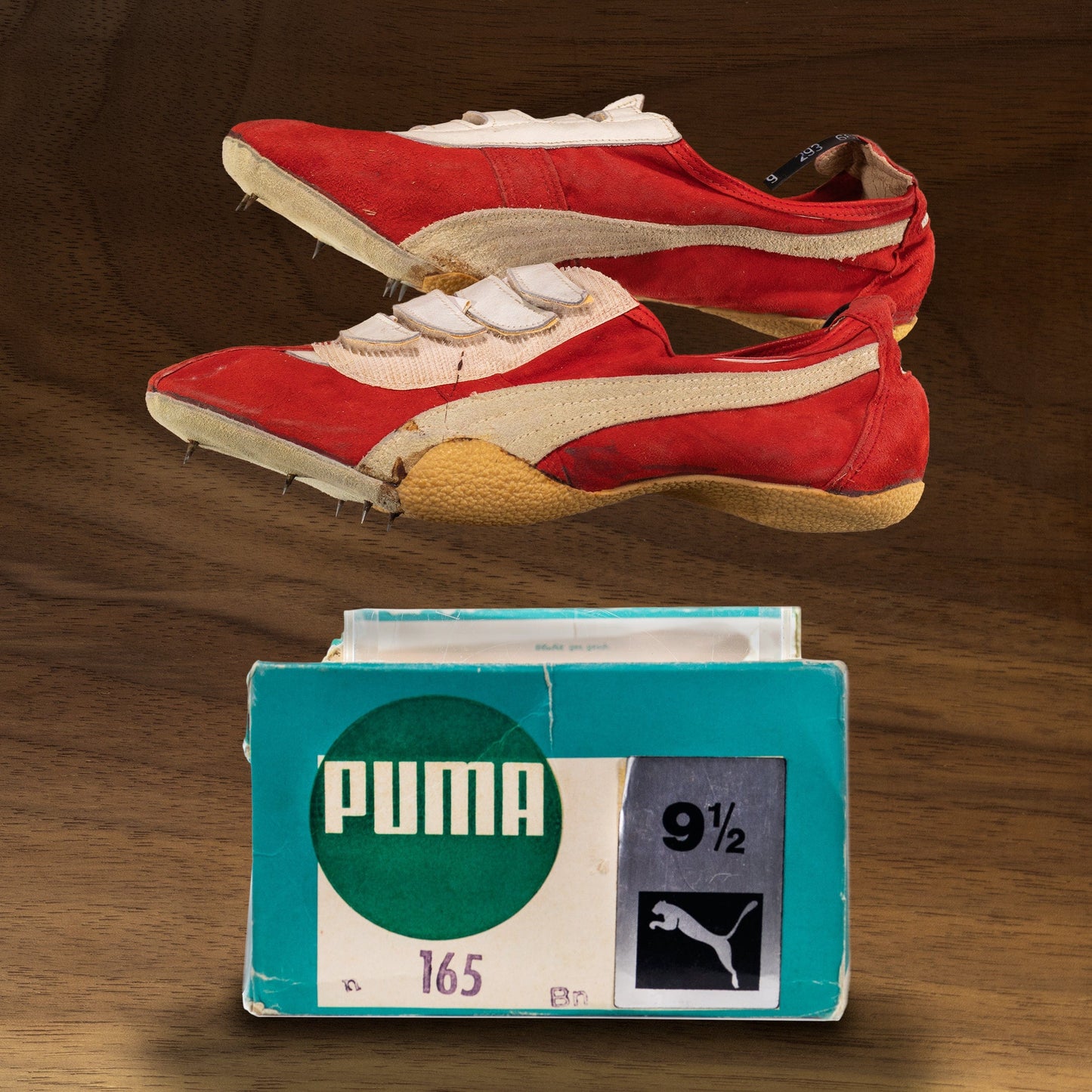 1968 Puma Brush Shoes Floating  