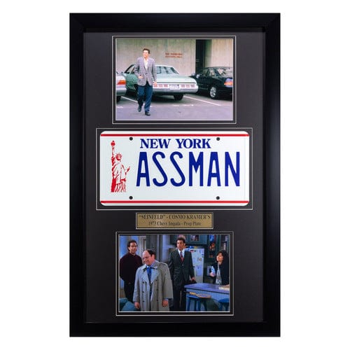 Seinfeld "Assman" Prop Plate