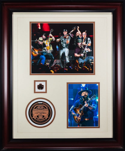 Zac Brown Band - Fan Club Pin Memorabilia Frame 