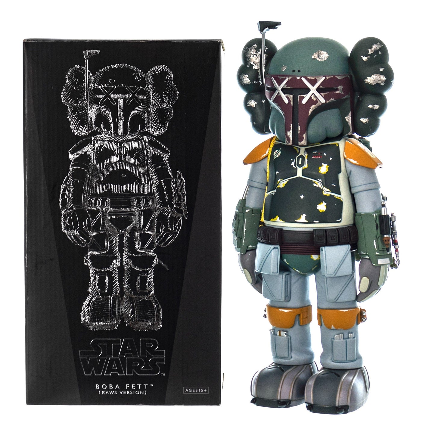 KAWS; Star Wars Boba Fett Vinyl Figure ZOOM