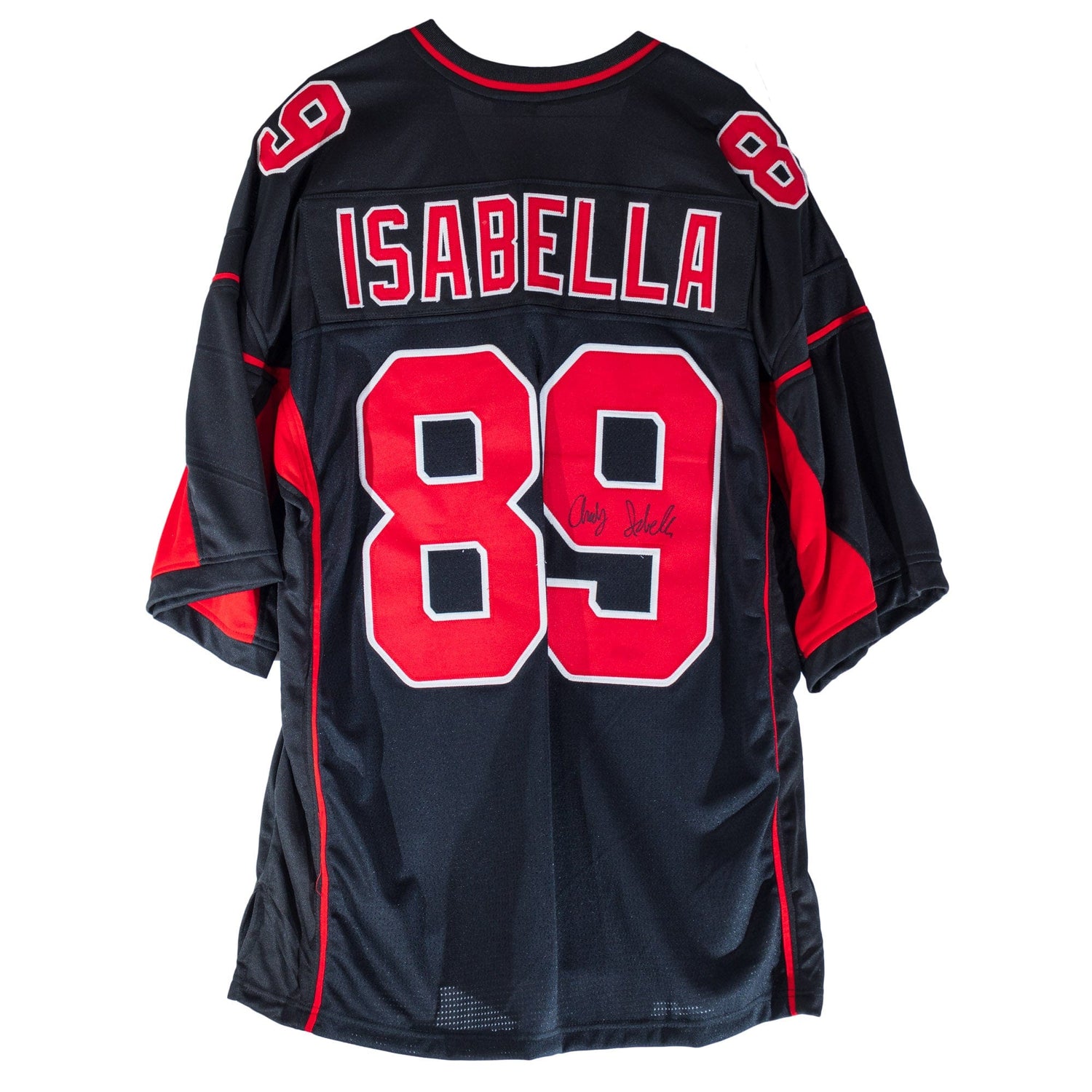 Andy Isabella Signed Jersey Reverse