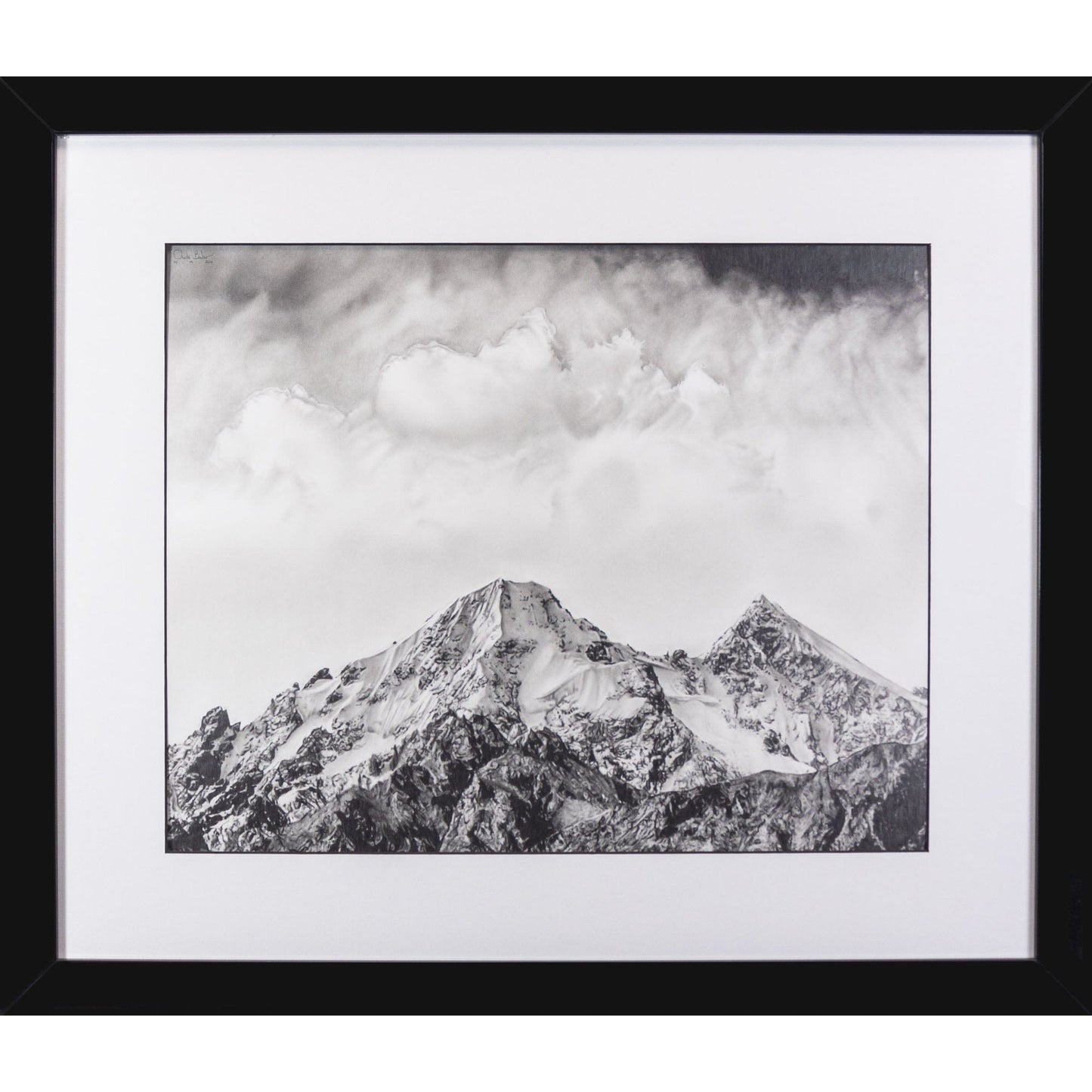 Chris Baker; Mountain Landscape Framed