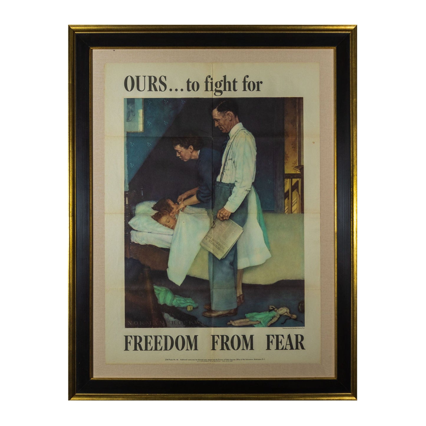 War Bonds: Freedom From Fear by Norman Rockwell ZOOM