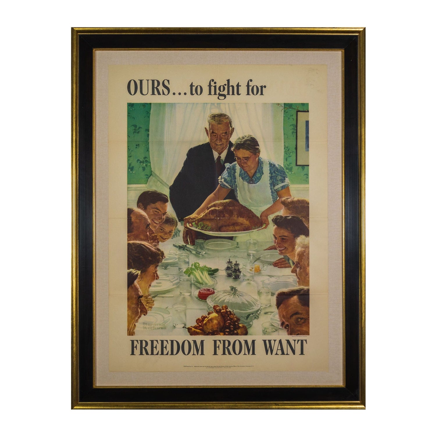 War Bonds: Freedom From Want by Norman Rockwell ZOOM