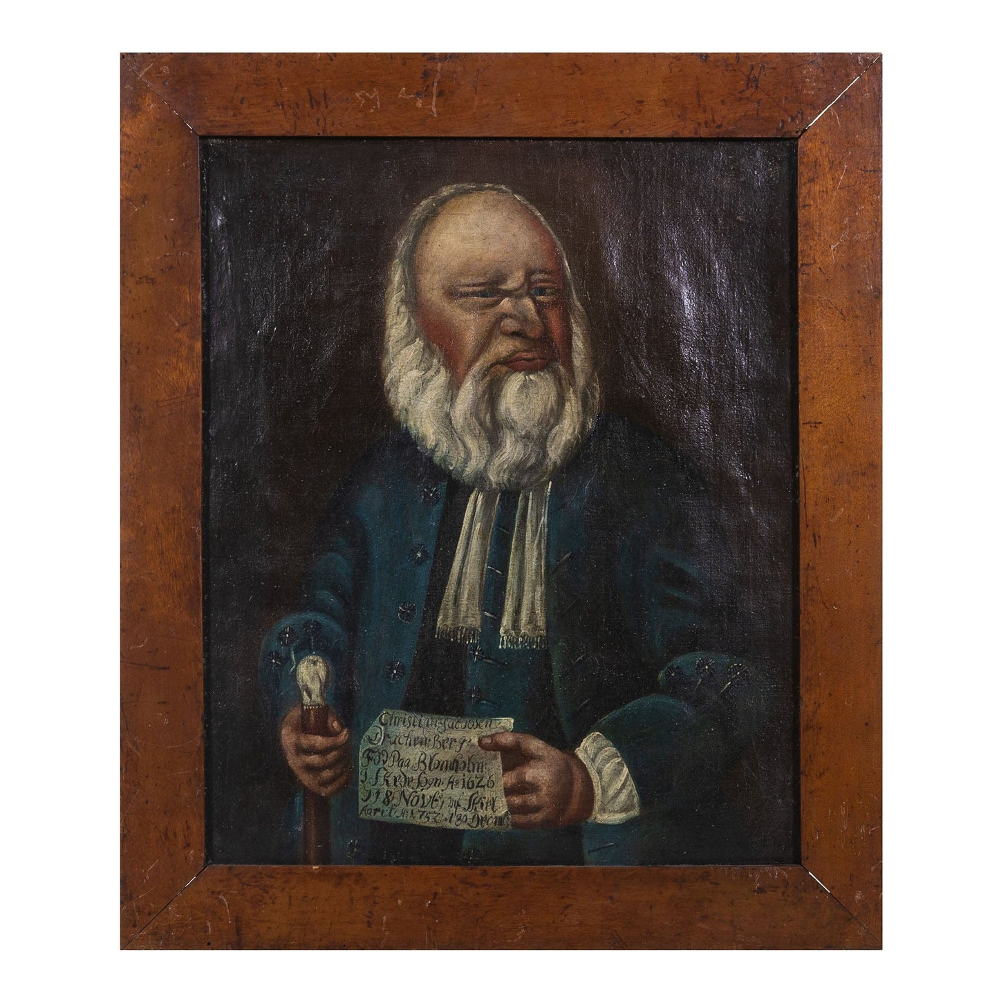 Oil Painting Portrait of Christian Jacobsen Drakenberg ZOOM