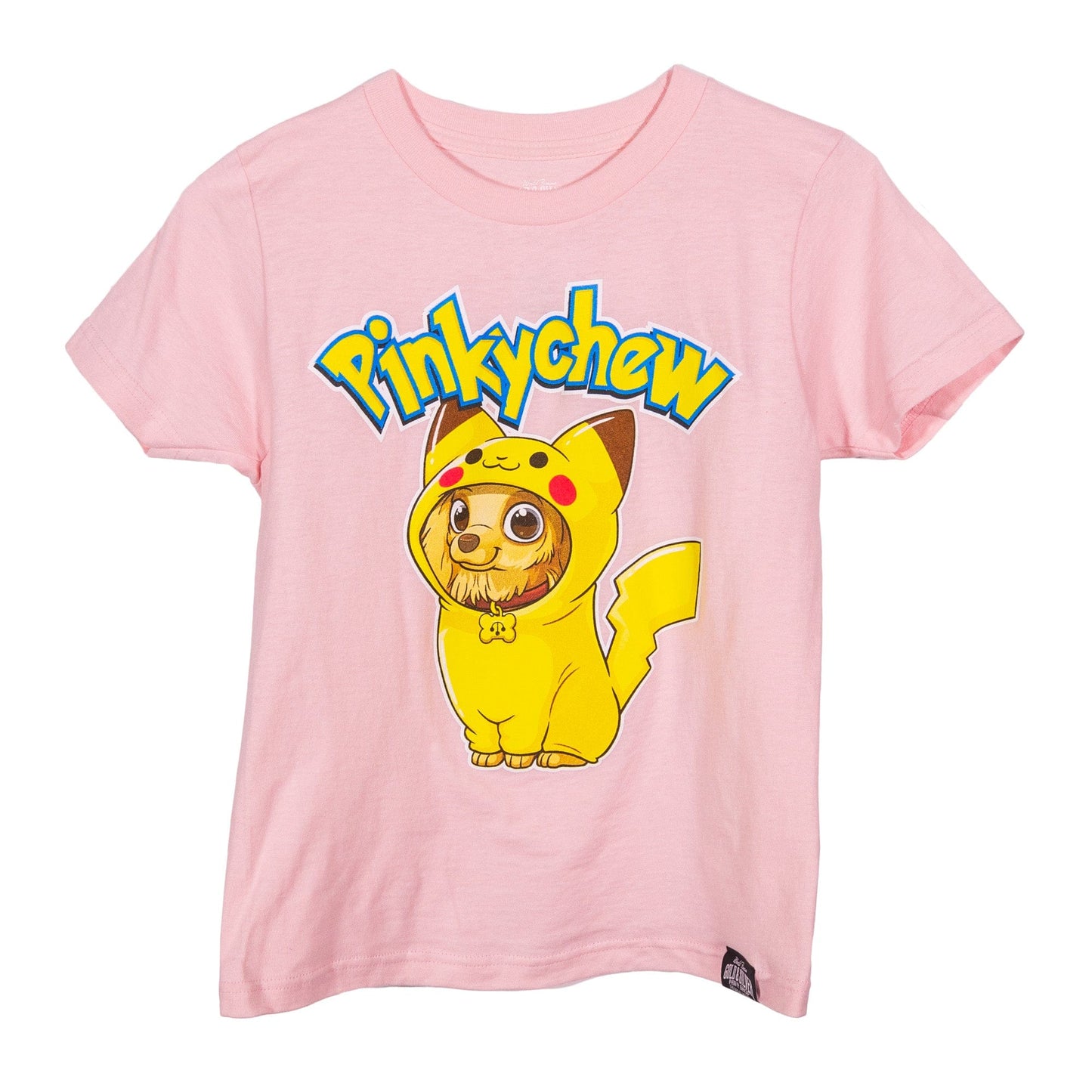 Kids "Pinkychew" T-Shirt Pastel Pink