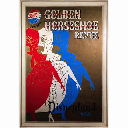 Golden Horseshoe Revue Disneyland Attraction Poster Thumbnail