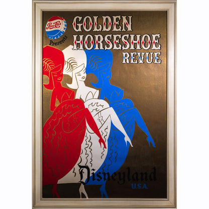 Golden Horseshoe Revue Disneyland Attraction Poster ZOOM