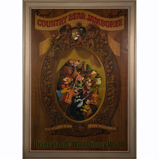 Country Bear Jamboree Disneyland Attraction Poster Thumbnail