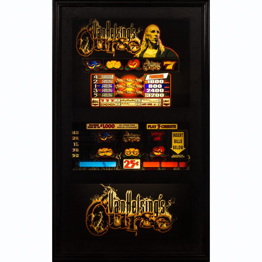 Van Helsing Casino Slot Machine Backboard Thumbnail
