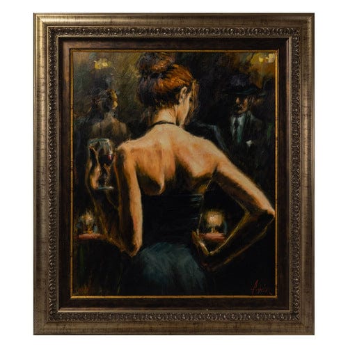 Fabian Perez; Girl With Red Hair