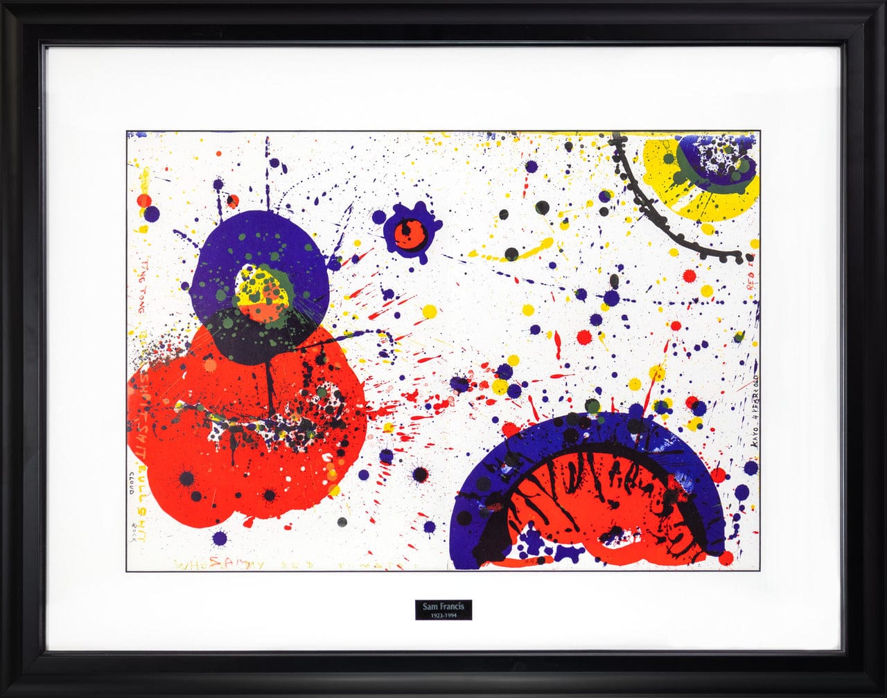 Sam Francis; Untitled Framed 