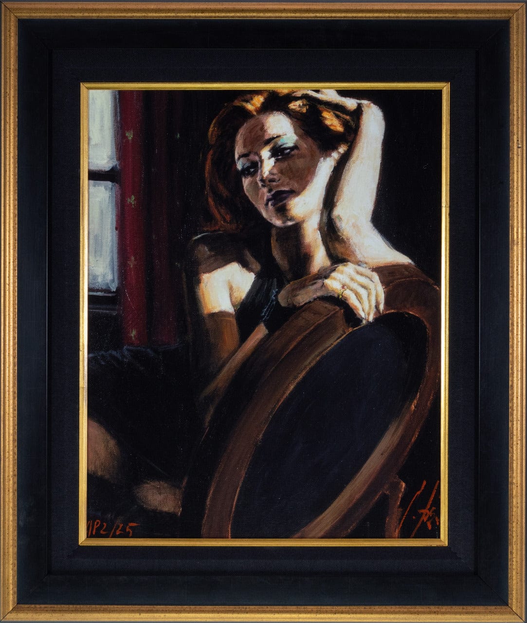 Fabian Perez; "Laura" Framed 