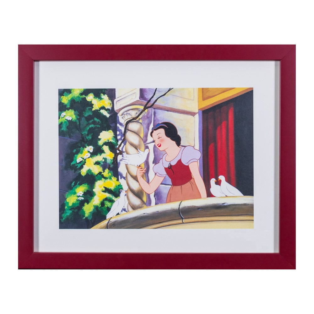 Disney Lithograph; Snow White Singing Thumbnail