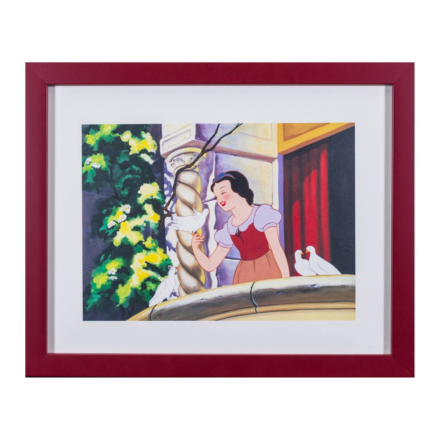 Disney Lithograph; Snow White Singing ZOOM