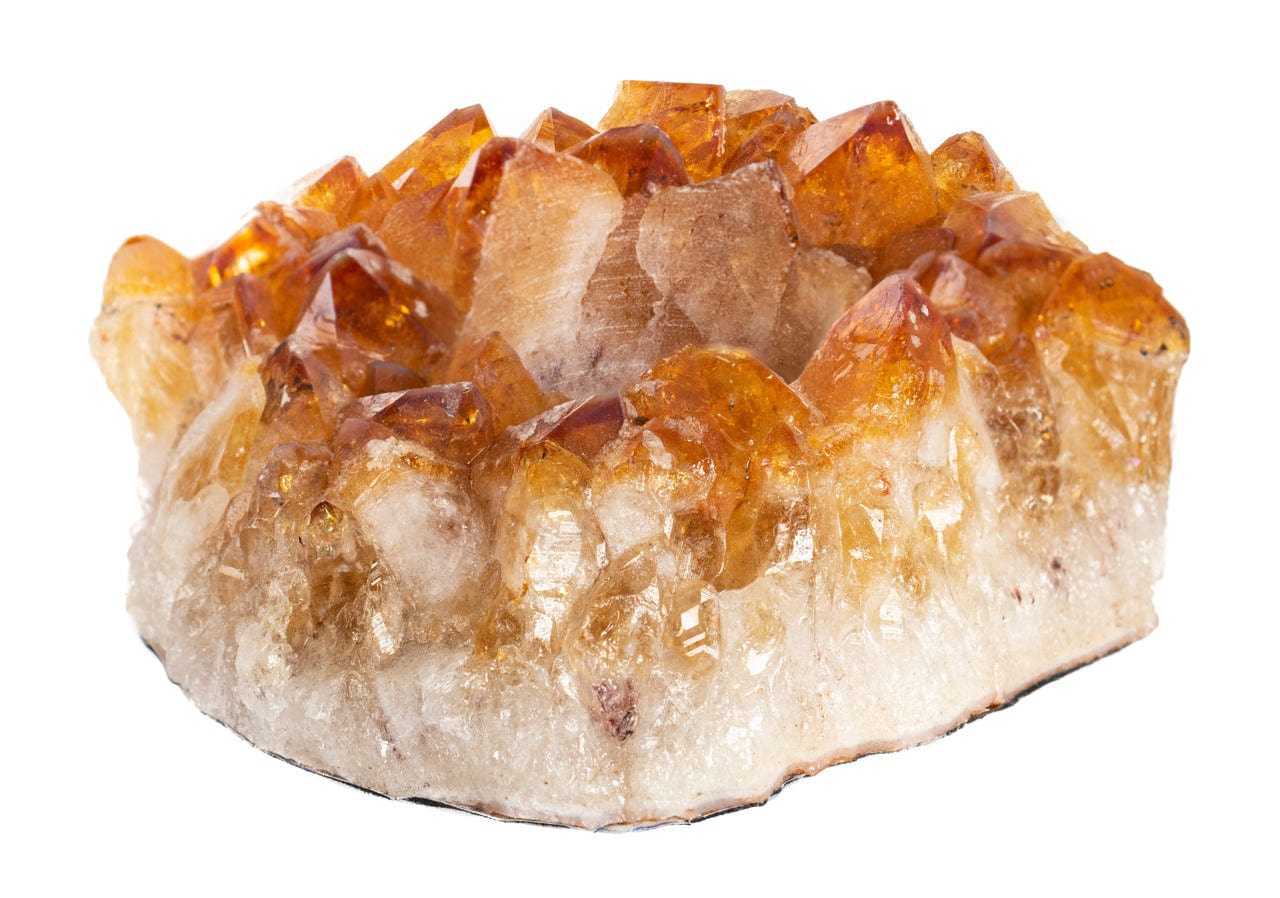 Citrine Crystal Flat View 