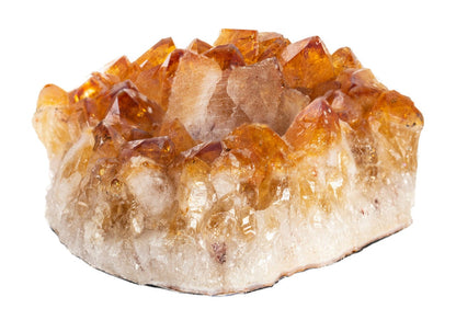 Citrine Crystal Flat View 