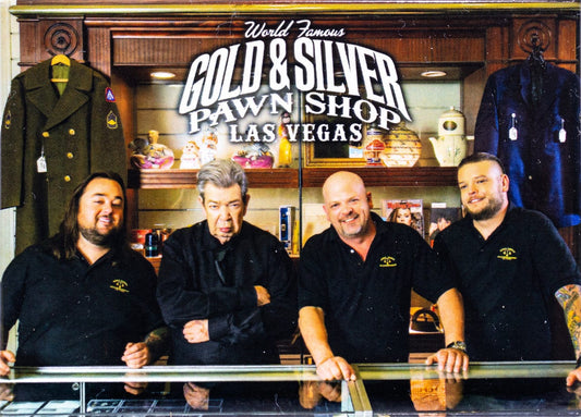 Gold & Silver Pawn Magnets The Four Guys at the Case (High Resolution)