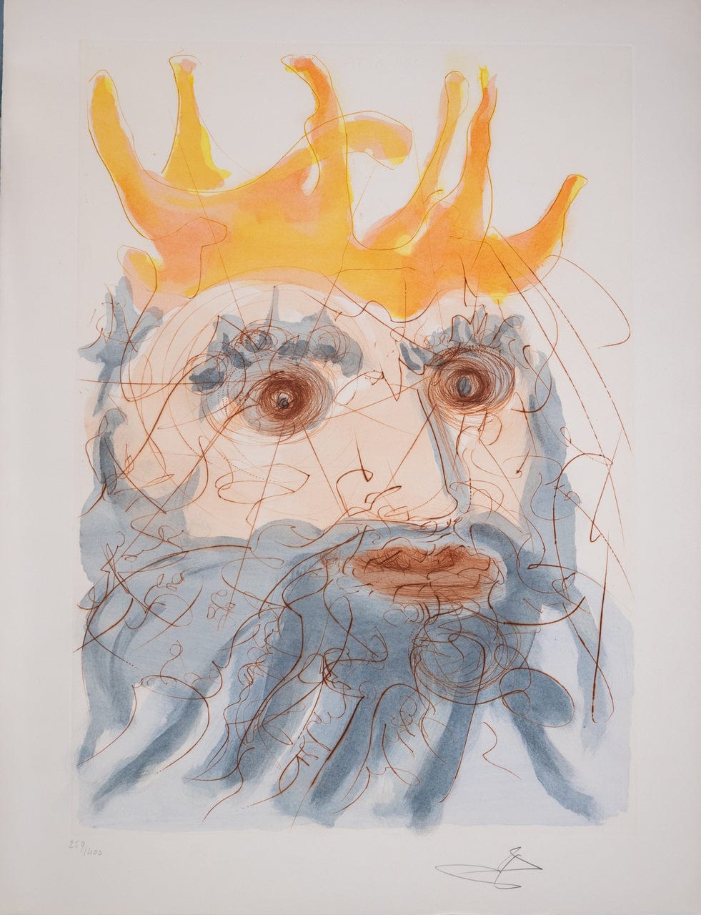 Salvador Dali; "King Saul " from Our Historical Heritage (1)