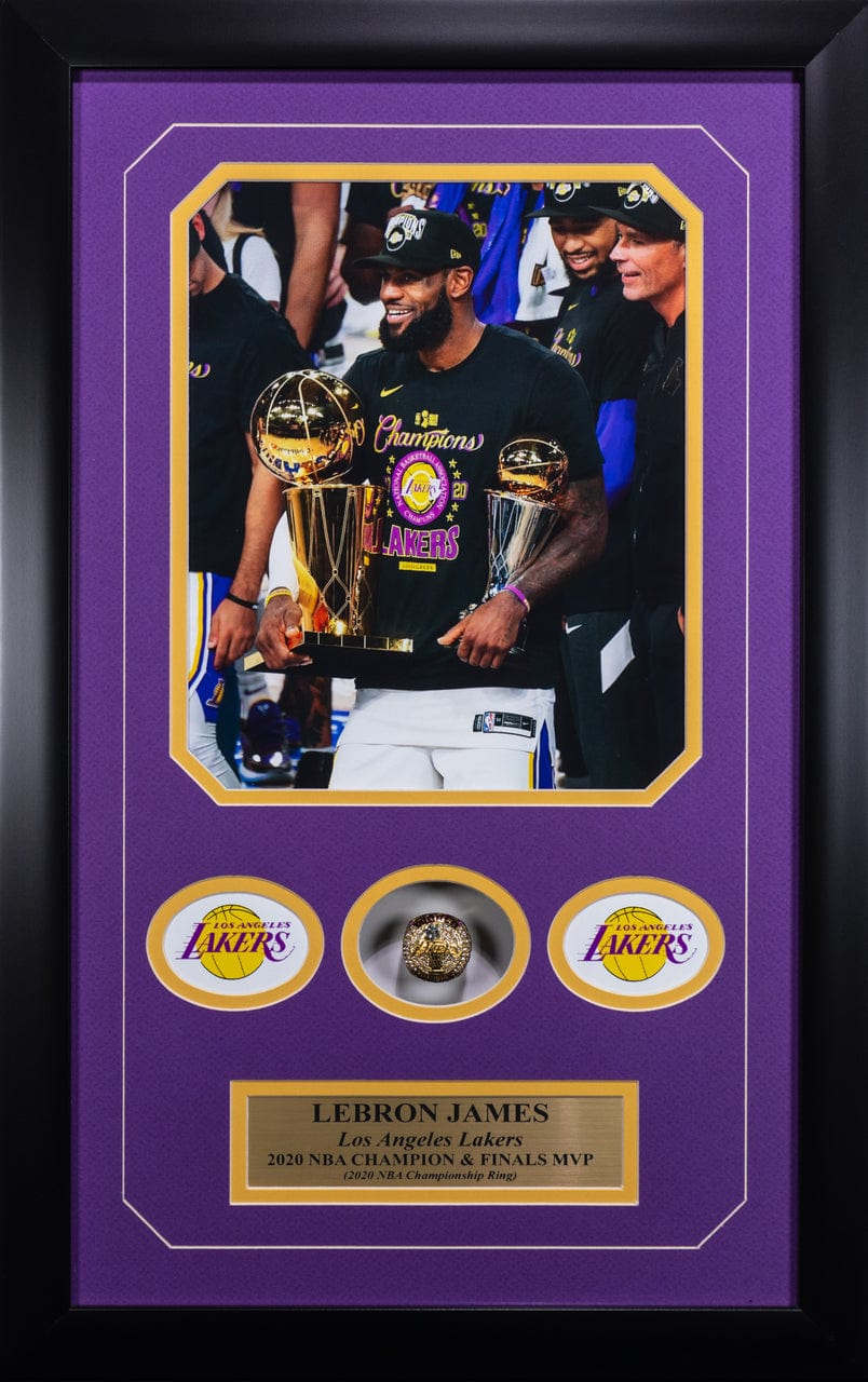 2020 La Lakers LeBron James World Championship Replica Ring in Box