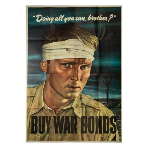 "Doing all you can, brother?" WWII Bonds Poster