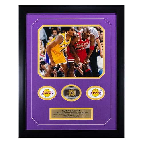 Kobe Bryant 2002 Championship Ring and Photo