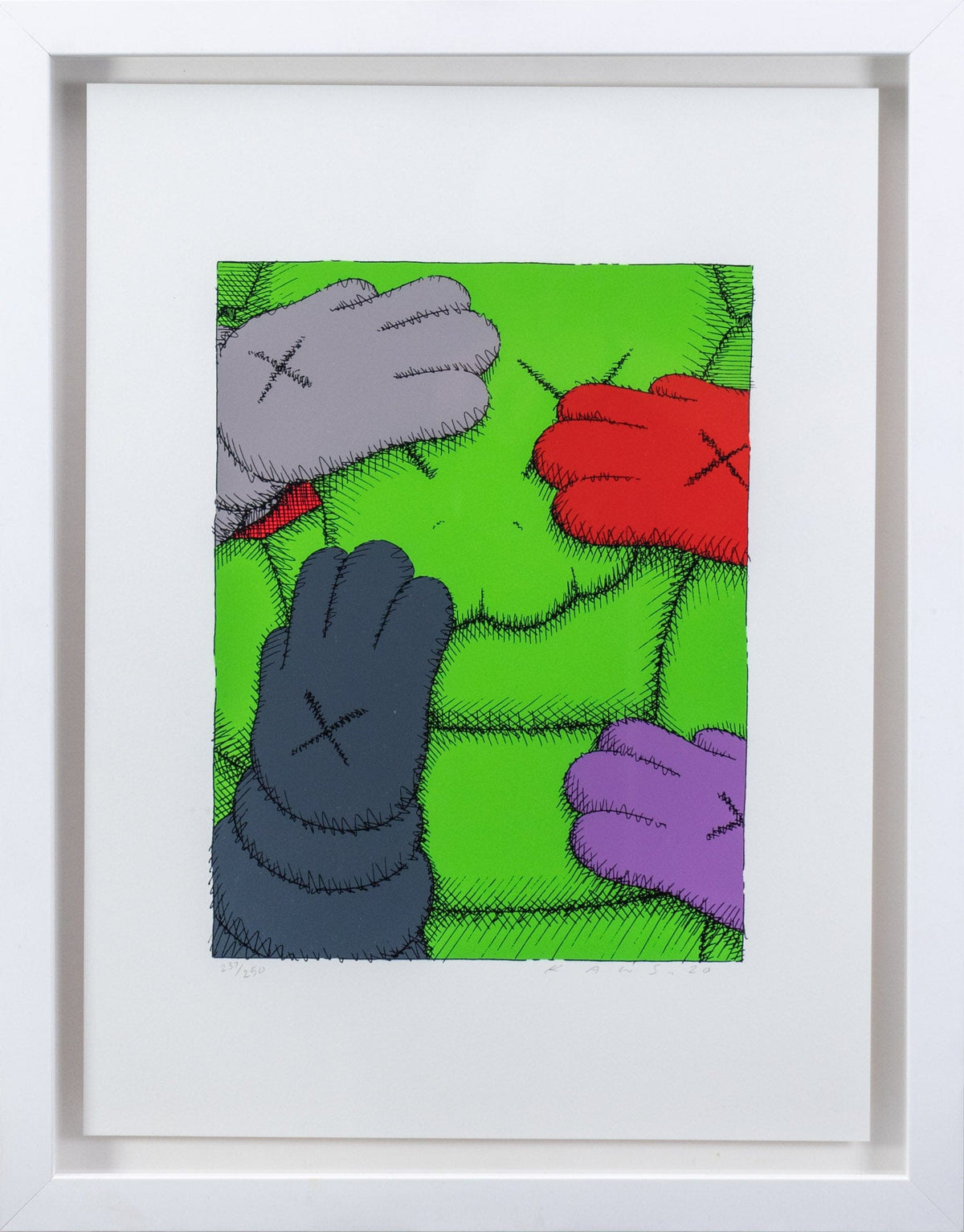 KAWS; Urge “Green” Art G S Pawn