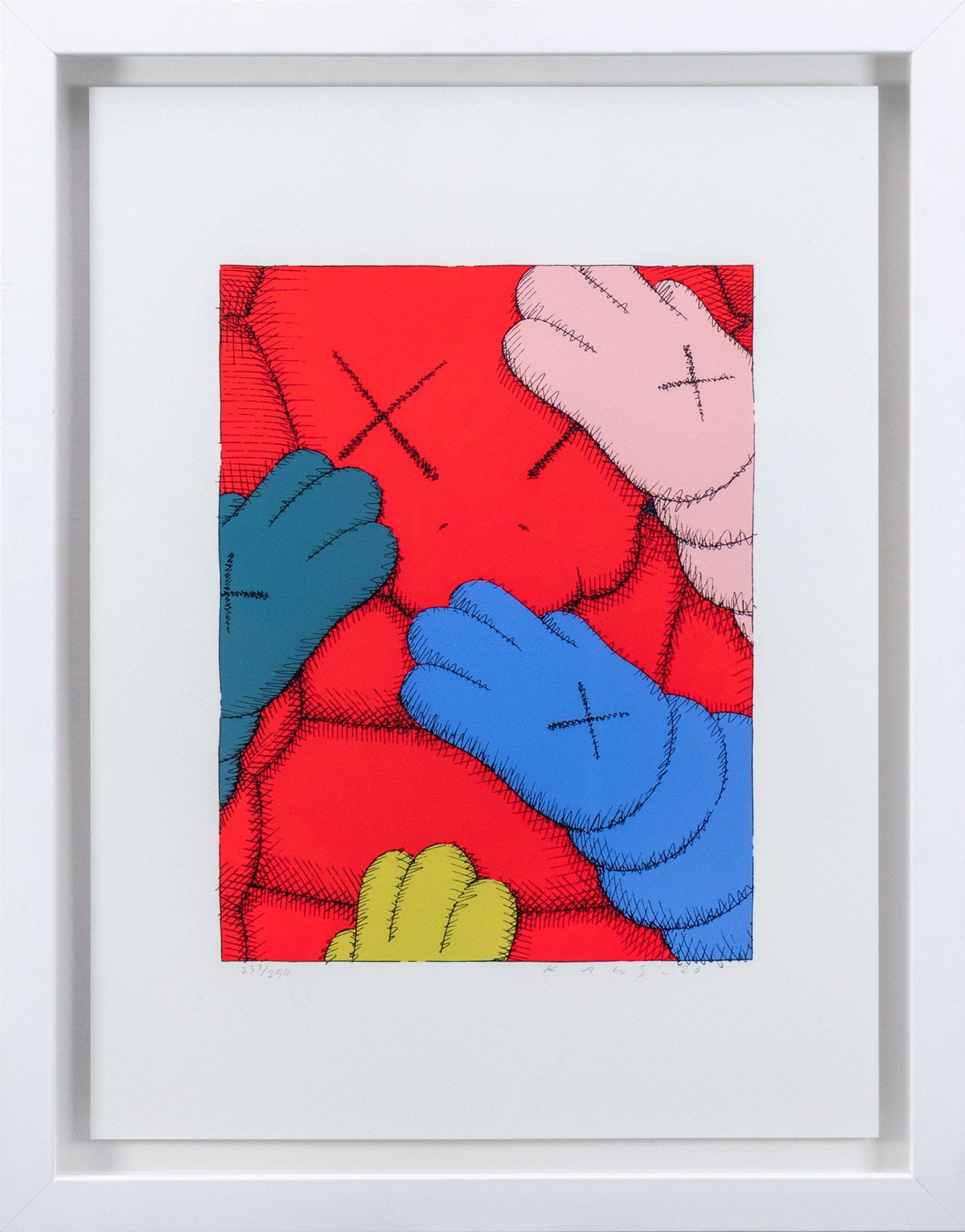 KAWS; Urge “Red” G S Pawn