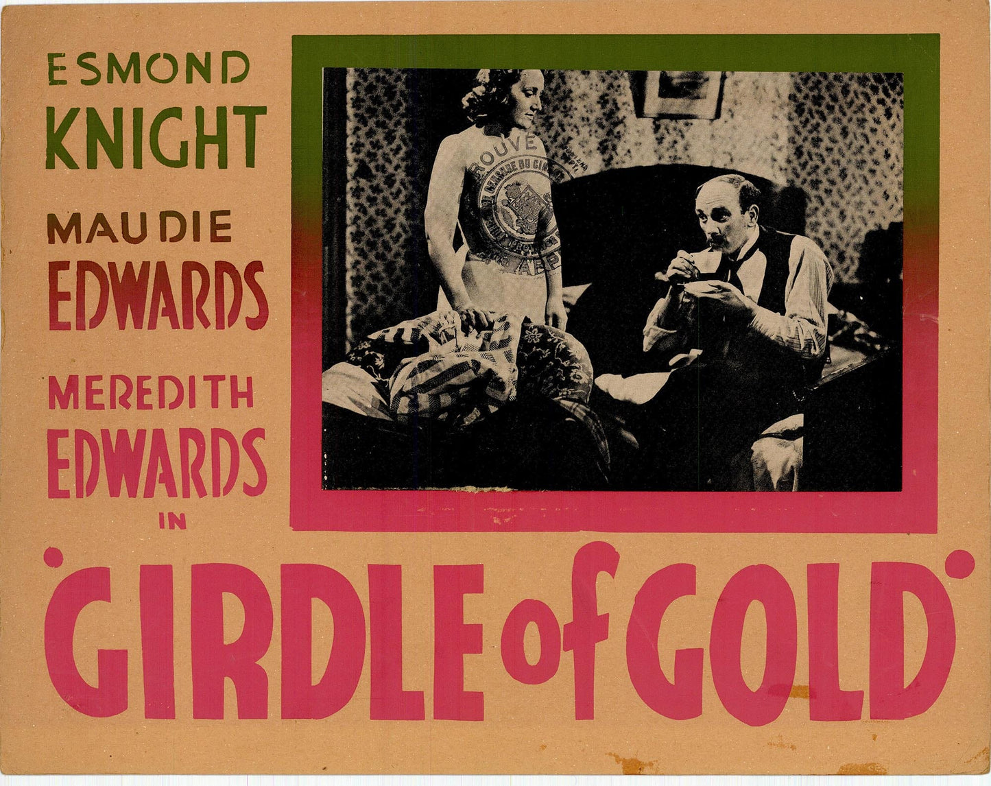 Girdle of Gold Movie Lobby Card