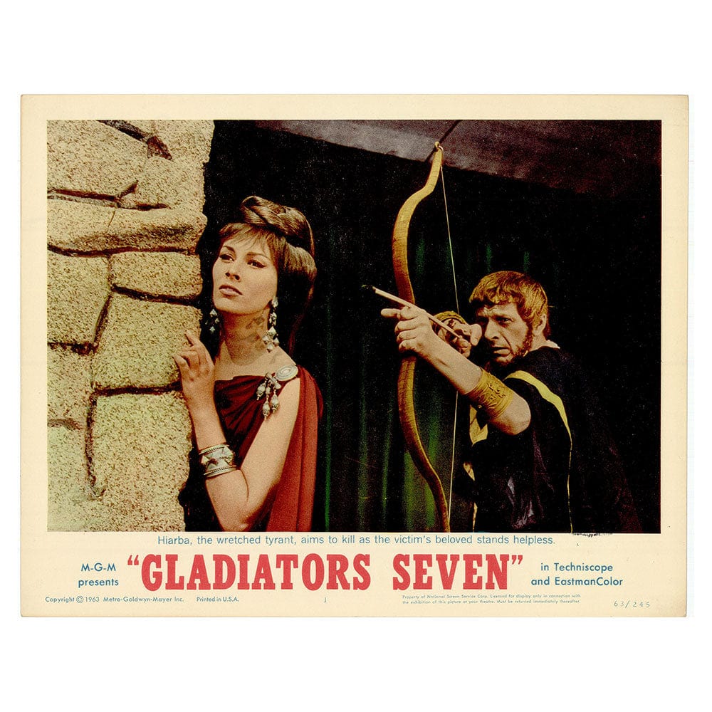 Gladiator Seven Movie Lobby Card