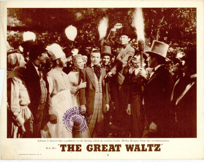 The Great Watltz Movie Lobby Card