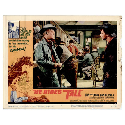 He Rides Tall Movie Lobby Card