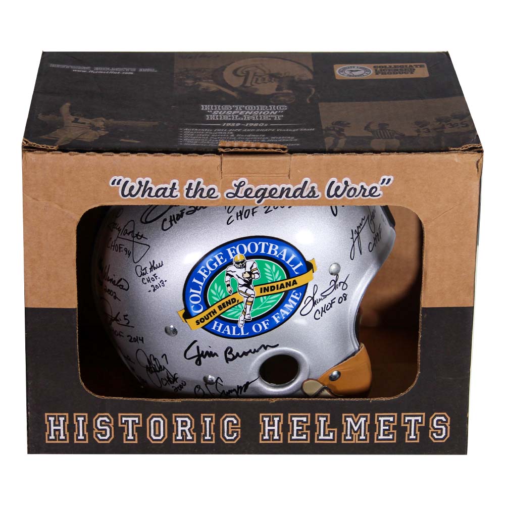 Historic Signed Helmet Box 