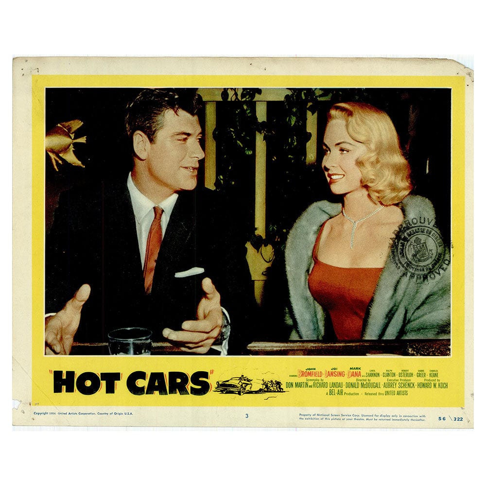 Hot Cars Movie Lobby Card