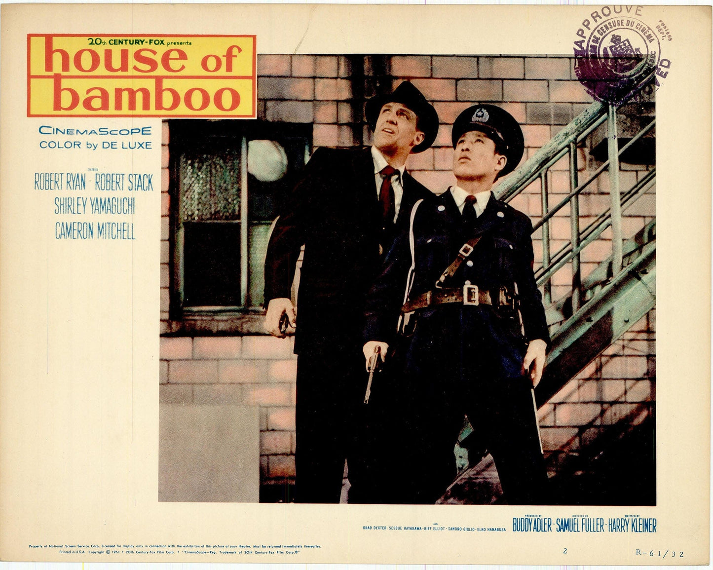House of Bamboo Movie Lobby Card